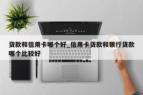 贷款和信用卡哪个好_信用卡贷款和银行贷款哪个比较好
